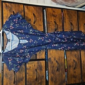 Shein Curve Flower Dress